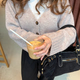 Sia Cardigan - Taupe - ByStenholt.dk