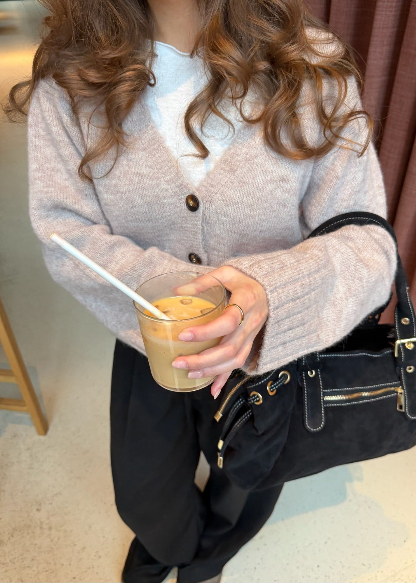 Sia Cardigan - Taupe - ByStenholt.dk