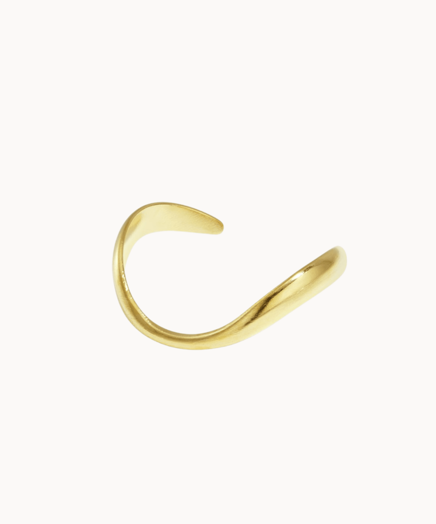 Sia Cuff Armbånd - Guldbelagt - ByStenholt.dk