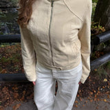 Sia Fitted Jakke - Beige - ByStenholt.dk
