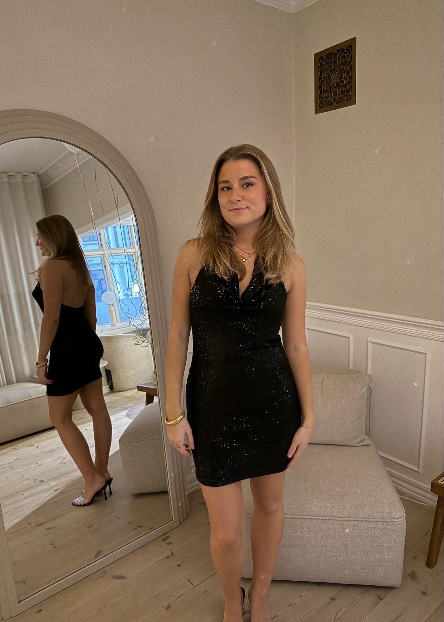 Sia Paillet Kjole - Sort - ByStenholt.dk