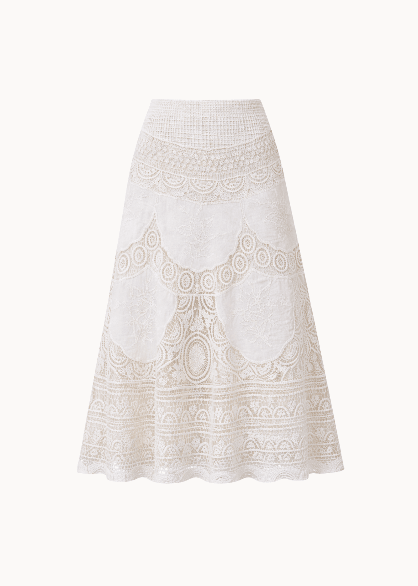 Sigga Blonde Nederdel - Hvid - ByStenholt.dk