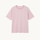 Silja Stribet T-shirt - Lyserød - ByStenholt.dk