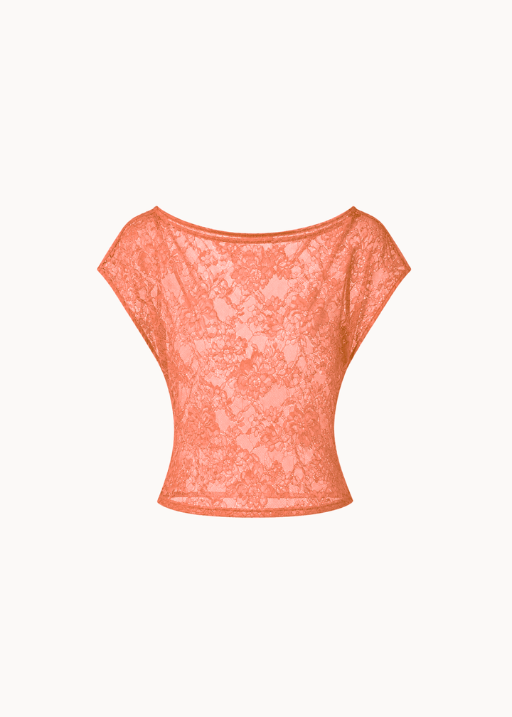 Siv Blonde Top - Koral - ByStenholt.dk