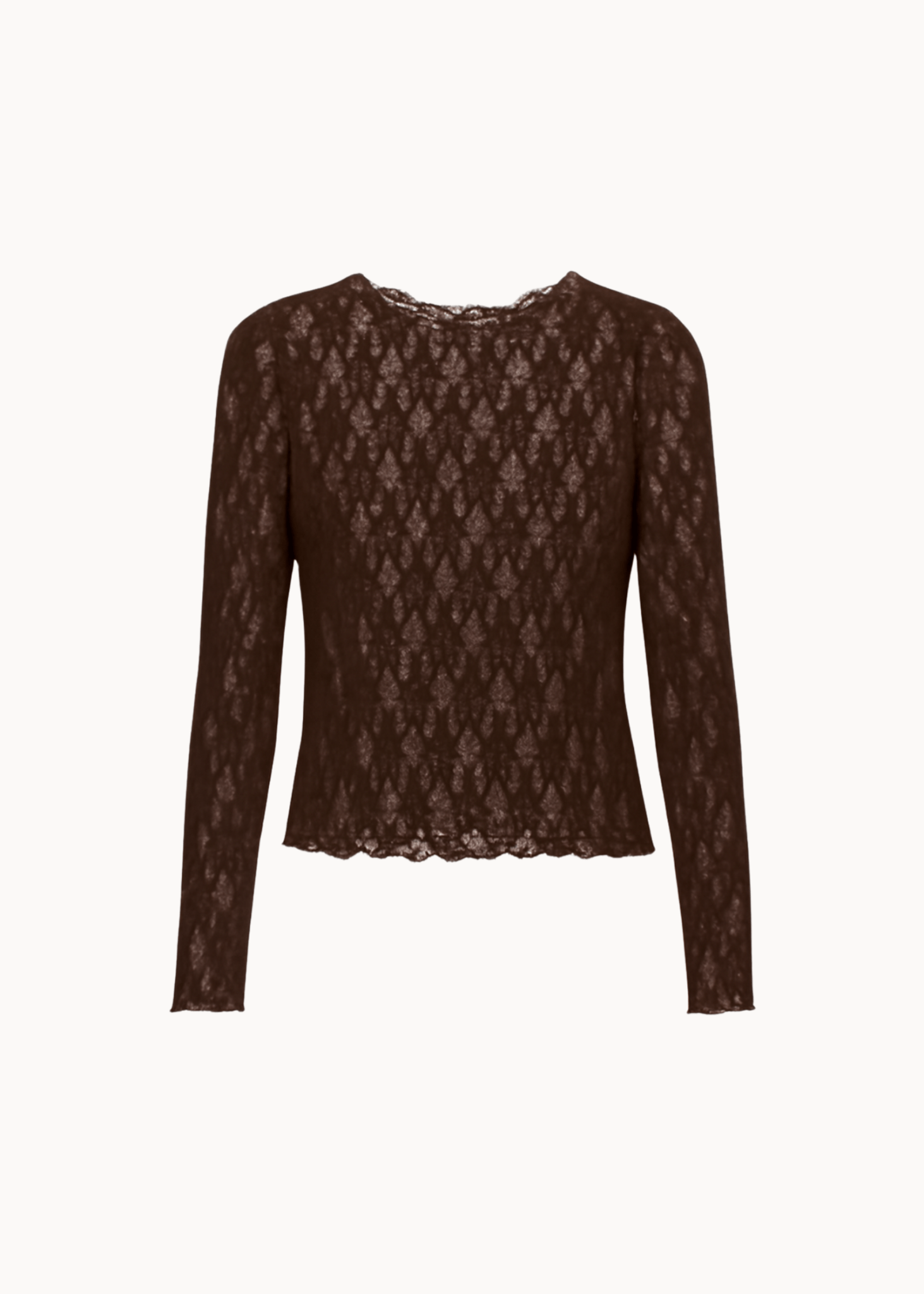 Sofie Blonde Bluse - Mørkebrun - ByStenholt.dk