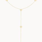 Sofie Hjerte Halskæde - Guldbelagt - ByStenholt.dk