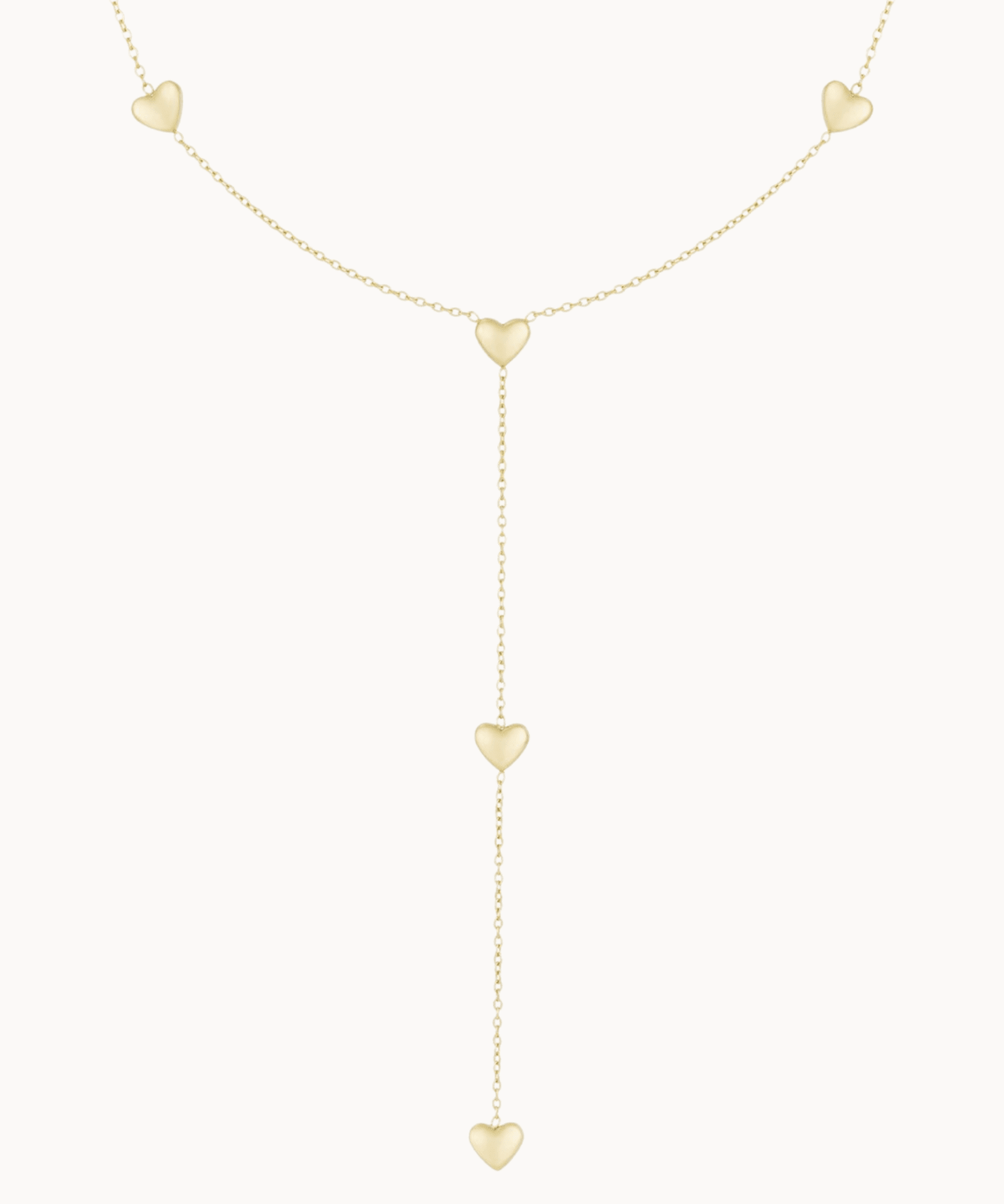 Sofie Hjerte Halskæde - Guldbelagt - ByStenholt.dk