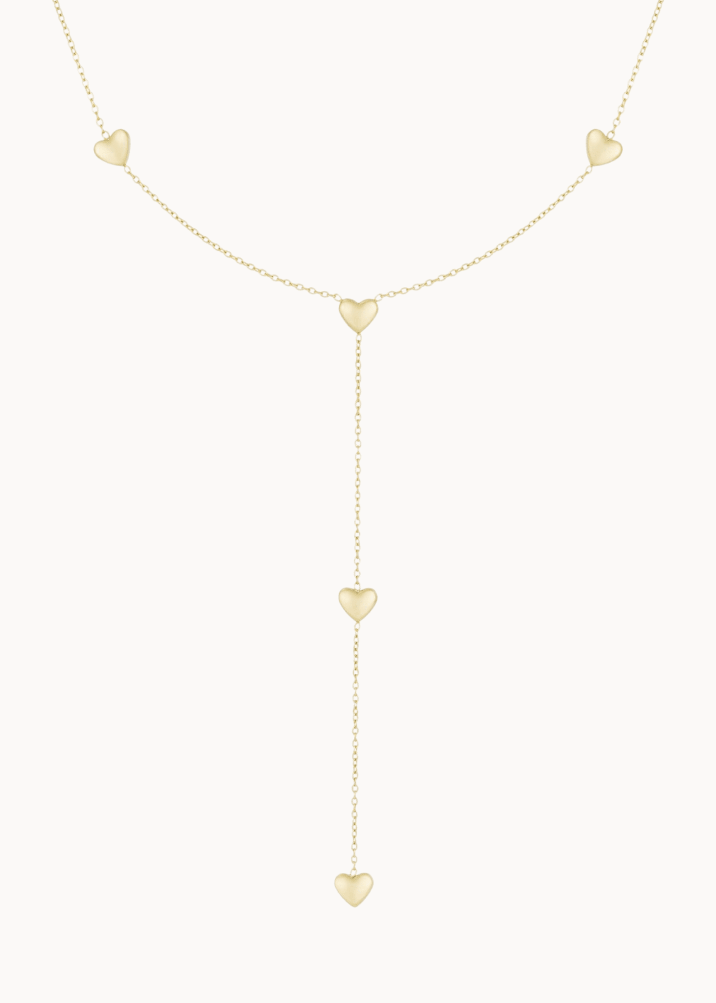 Sofie Hjerte Halskæde - Guldbelagt - ByStenholt.dk
