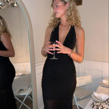 Soleil Glimmer Maxi Kjole - Sort - ByStenholt.dk