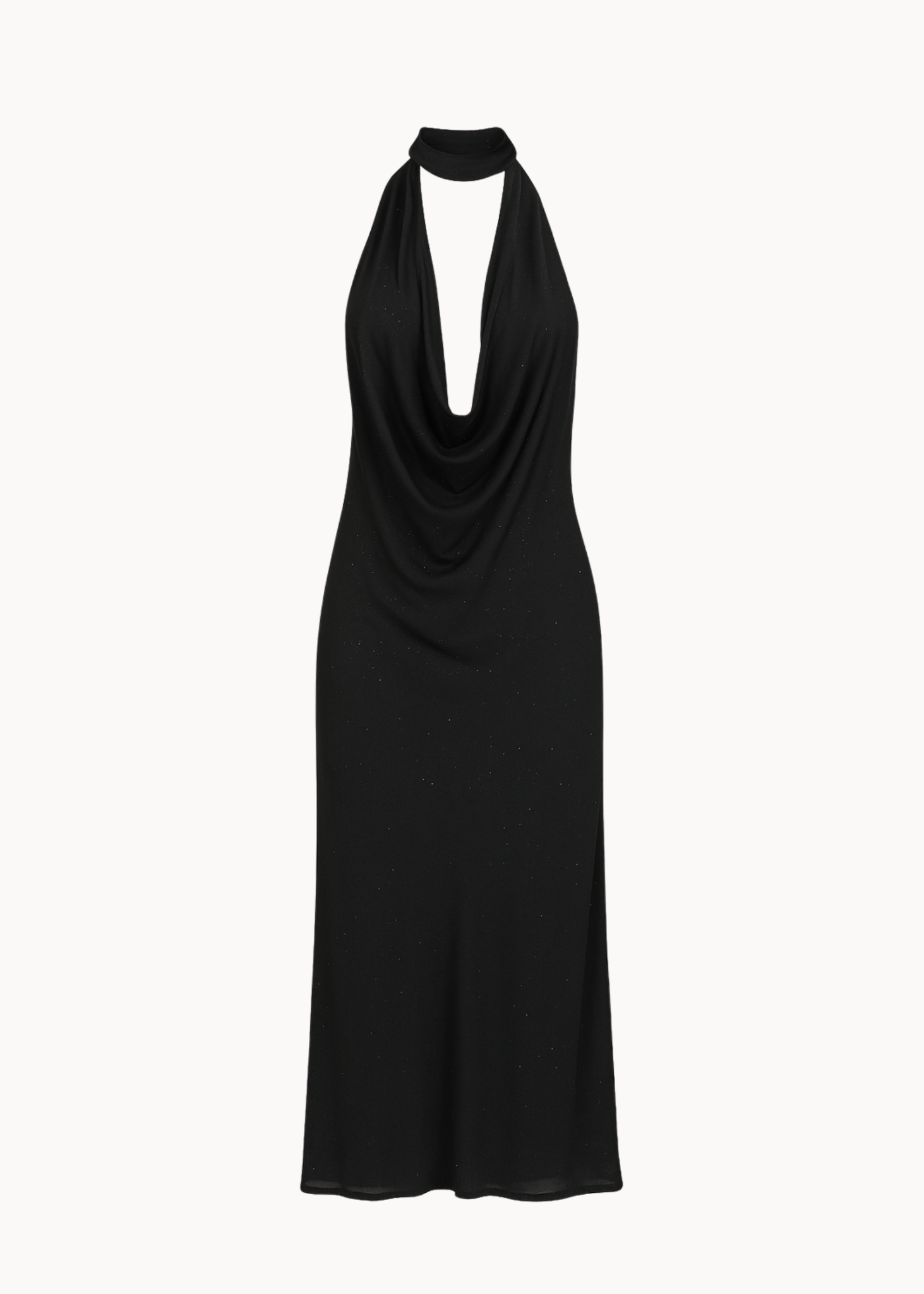 Soleil Glimmer Maxi Kjole - Sort - ByStenholt.dk