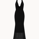 Soleil Glimmer Maxi Kjole - Sort - ByStenholt.dk