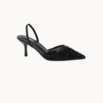 Sparkle Slingback Pumps - Sort - ByStenholt.dk