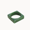 Square Chunky Bangle - Grøn - ByStenholt.dk