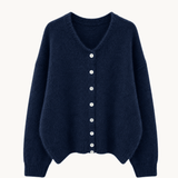Strikket Cardigan - Navy - ByStenholt.dk