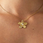 Sunflower Halskæde - Guldbelagt - ByStenholt.dk