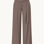 Svea Low Waist Bukser med Spænde - Brun - ByStenholt.dk