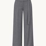 Svea Low Waist Bukser med Spænde - Grå - ByStenholt.dk