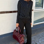 Svea Low Waist Bukser - Sort - ByStenholt.dk