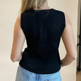 Tayla Vest - Sort - ByStenholt.dk