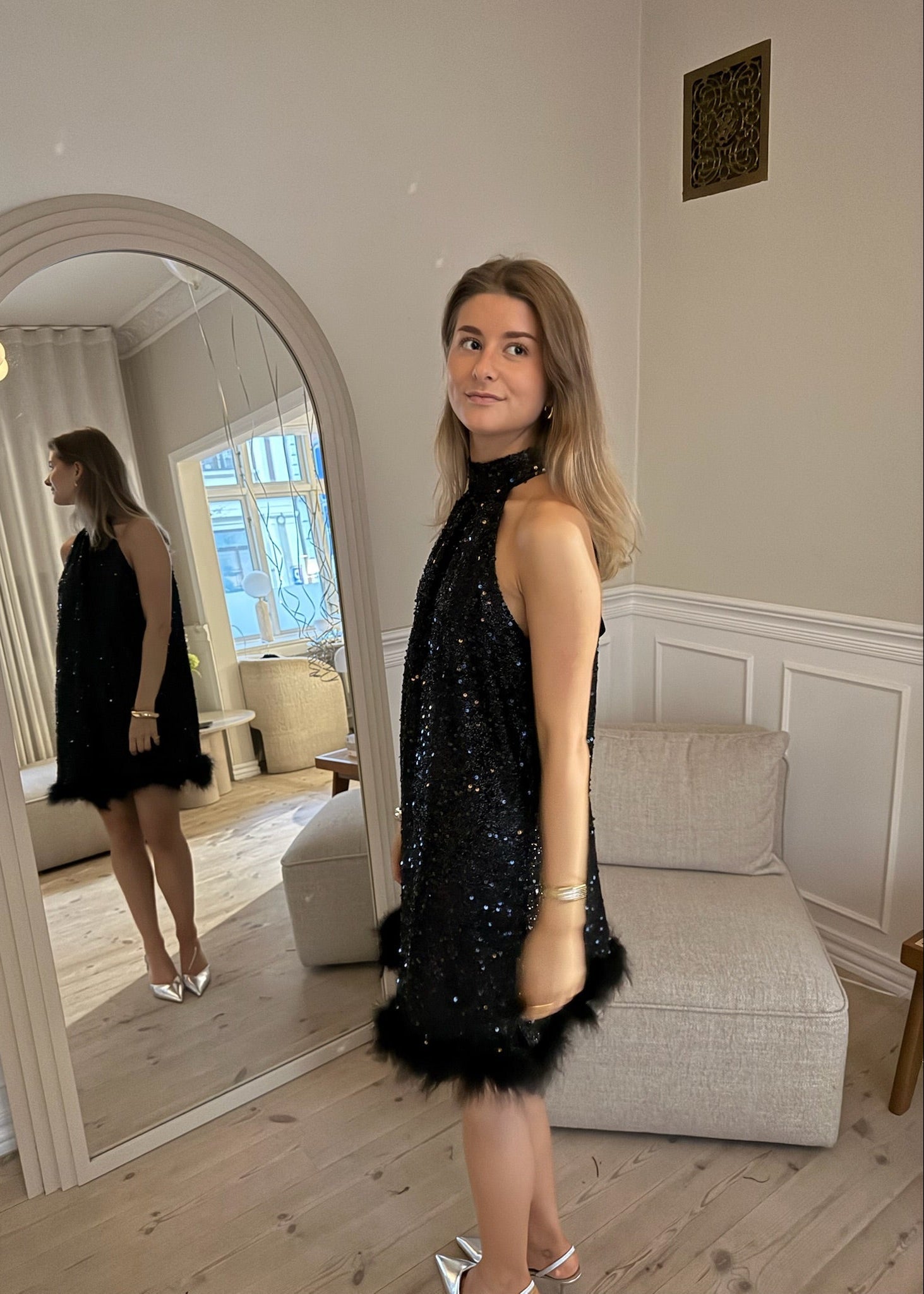 Thea Paillet Kjole - Sort - ByStenholt.dk