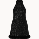 Thea Paillet Kjole - Sort - ByStenholt.dk