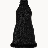 Thea Paillet Kjole - Sort - ByStenholt.dk