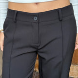 Theo Low Waist Habitbukser - Sort - ByStenholt.dk