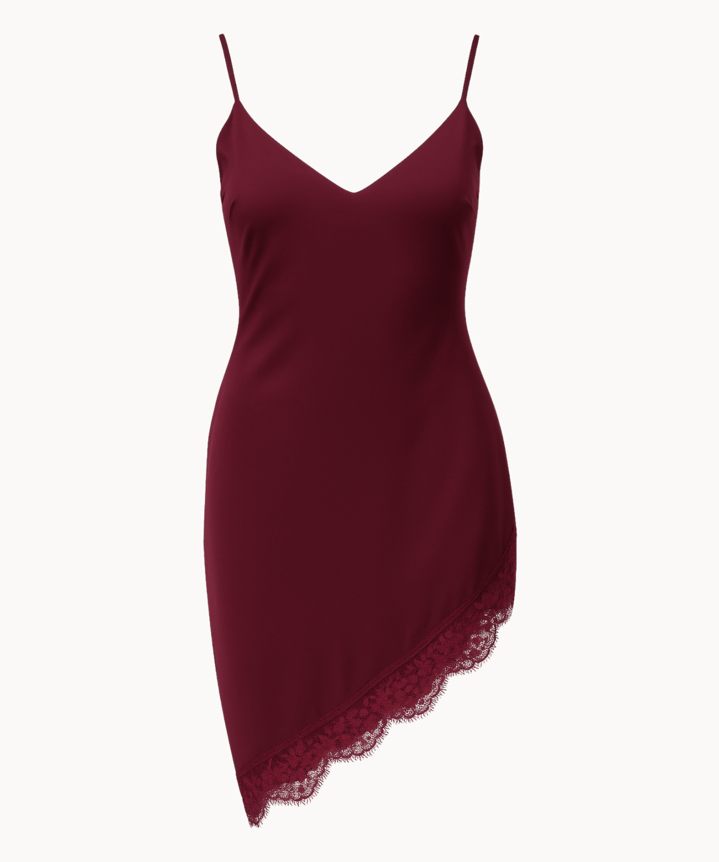 Velu Satin Kjole - Bordeaux - ByStenholt.dk