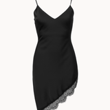 Velu Satin Kjole - Sort - ByStenholt.dk