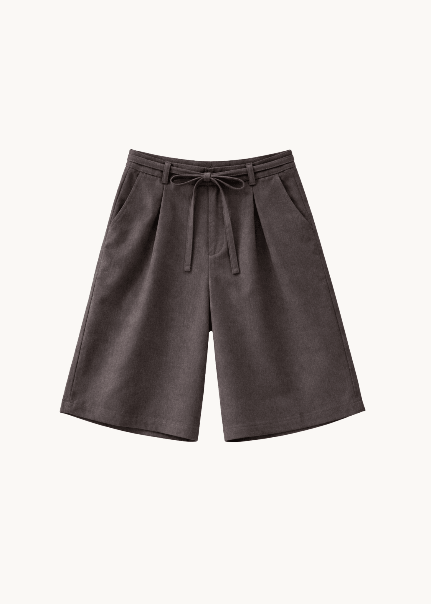 Vide Bermuda Shorts - Mørkebrun - ByStenholt.dk