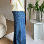 Vide Jeans - Mørkeblå - ByStenholt.dk