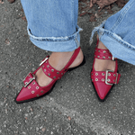 Zara Slingbacks - Rød - ByStenholt.dk